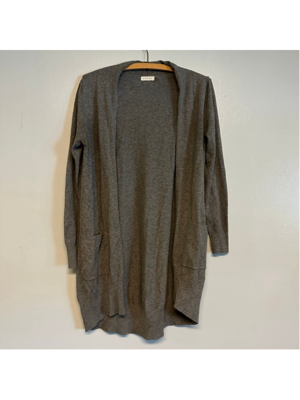 Bohme Gray Long Cardigan Women’s size medium/Large